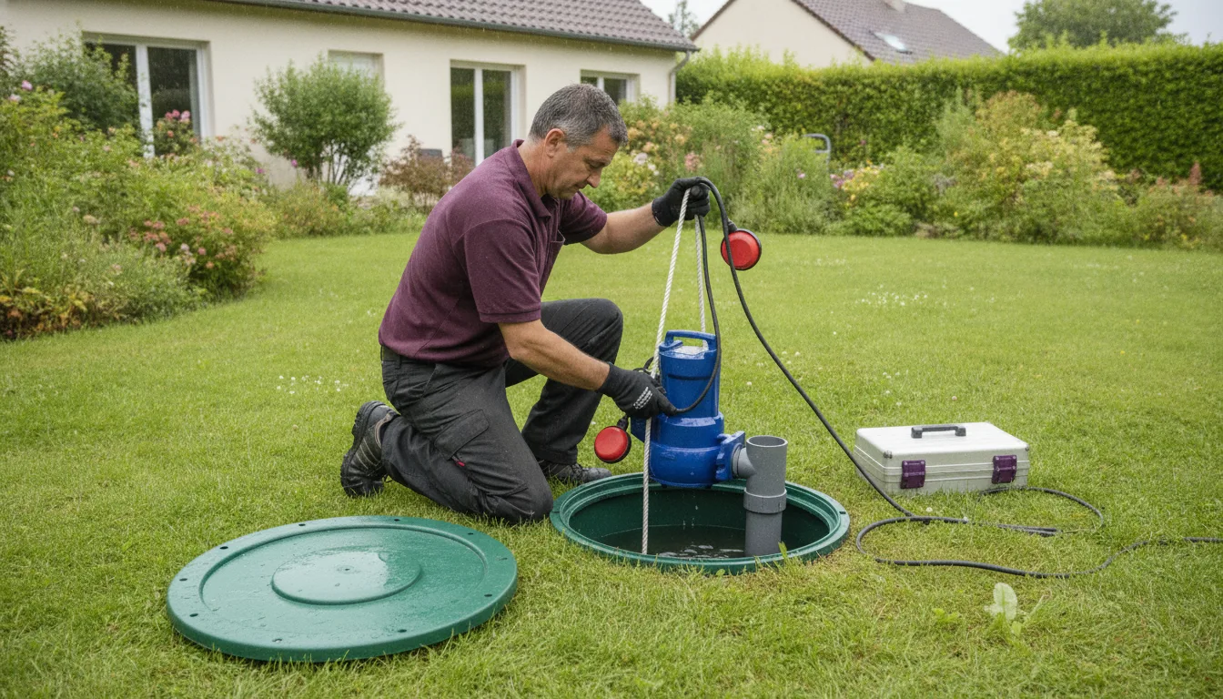 Dépannage pompe de relevage Moëlan-sur-Mer – méthode / geste technique